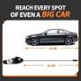 Car Vacuum, HOTOR Corded Car Vacuum Cleaner High Power for Quick Car Cleaning, DC 12V Portable Auto Vacuum Cleaner for Car Use Only - Orange