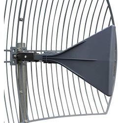 Long range cellular antenna - up to 10 miles range | High gain outdoor cell phone booster antenna +26db | Covers all cellular bands LTE, 4G, 5G Ready, GSM, 3G | Works for all carriers | Weatherproof