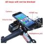 GUB Bike Phone Mount Holder,Bicycle Handlebar Phone Holder Mount Universal Adjustable Rotating Cradle Clamp for Mountain Bike Motorcycle,Fits for iPhone,Samsung Galaxy Android Phones (Black 88)
