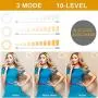 10&quot Selfie Ring Light with Tripod Stand, 3 Cell Phone Holders for Live Streaming/Makeup, LED Ringlight Kit with Remote-YouTube TikTok Video Recording/Vlogging/Photography-iPhone 11 Android Compatible