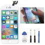 White Replacement LCD Screen Compatible with iPhone 6S Plus 5.5 Inch Display Digitizer Assembly Full Complete Front Glass with Repair Tools