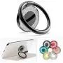 Allengel Bling Phone Ring Holder Metal for Strongly Magnetic Car Mount Compatible with iPhone, Samsung, LG, Sony, HTC - Black
