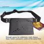 JOTO Waterproof Case Dry Bag Pouch Waist Pack with Strap, Waterproof Case Bag for Beach, Swimming, Boating, Fishing, Protect Your Cellphone, Camera, Cash, Wallet, Passport from Water Sand (Black)