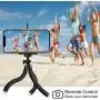 Mini Phone Tripod, SYOSIN Phone Camera Tripod Mount with Bluetooth Control and Universal Clip, 360° Rotating Flexible Tripod Stand Holder for Smartphone, Camera and GoPro Mini Phone Tripod, SYOSIN Phone Camera Tripod Mount with Bluetooth Control and Universal Clip, 360° Rotating Flexible Tripod Stand Holder for Smartphone, Camera and GoPro