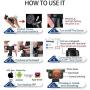 Selfie Stick,360° Rotation Auto Face&Object Tracking Smart Shooting Smartphone Mount Holder,Portable All-in-one Smart Selfie Stick Compatible with All iPhone and Android Phone