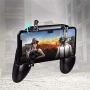 DSstyles PUBG Mobile Gamepad Joystick Metal L1 R1 Trigger Game Shooter Controller for iPhone Android Phone Mobile Gaming Gamepad