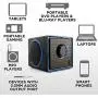 GOgroove SonaVERSE BX Portable Speaker with USB Music Player - Cube Speaker with USB Flash Drive MP3 Input, 3.5mm AUX Port, Playback Controls, Rechargeable Removable Battery (Wired, Blue) GOgroove SonaVERSE BX Portable Speaker with USB Music Player - Cube Speaker with USB Flash Drive MP3 Input, 3.5mm AUX Port, Playback Controls, Rechargeable Removable Battery (Wired, Blue)