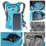 XTPower Xplorer Hiker 8 Turquoise | 7 Watt Removable Panel | 1.8 Liter Hydration Pouch/Bladder Backpack | Charges smartphones, tablets, GPS and other USB devices