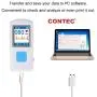 CONTEC Portable ECG/EKG Monitor PC Software Electrocardiogram Bluetooth Heart Rate Beat LCD Monitor PM10