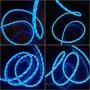 YICHUMY LED Flowing USB Charger Cable Magnetic 3 in 1 USB Charging Cable Light UP Micro USB/USB Type C Cable Multi Charging Cord Compatible Universal USB Charging Cable with Most Cell Phones (Blue)