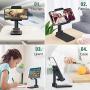 Esonstyle Cell Phone Stand Tablet Stand Foldable Portable Desktop Stand Adjustable Height and Angle Phone Holder for Desk Sturdy Aluminum Metal Stand Compatible with iPhone 11 Pro XS Max XR X Samsung