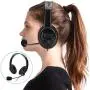 CiCiglow Wired Gaming Chat Headset with Noise-Cancellation Microphone, 3.5mm ABS Lightweight Computer Mobile Phone Over Ear Headphone for PS4(Black) CiCiglow Wired Gaming Chat Headset with Noise-Cancellation Microphone, 3.5mm ABS Lightweight Computer Mobile Phone Over Ear Headphone for PS4(Black)