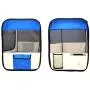 ESK COLLECTION Blue 45" Pet Puppy Dog Playpen Exercise Pen Kennel 600d Oxford Cloth ESK COLLECTION Blue 45" Pet Puppy Dog Playpen Exercise Pen Kennel 600d Oxford Cloth