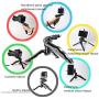Ezavan Phone Tripod, Portable Handheld Pistol Grip Stabilizer for Camera/Cell Phone, Tabletop Mini Tripod with Universal Phone Clip for Selfies/Vlogging/Streaming/Photography/Recording