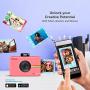 Polaroid Snap Touch Portable Instant Print Digital Camera with LCD Touchscreen (Pink) w/ 20 Twin Pack Zink 2x3 Photo Paper