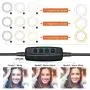 10" USB Selfie LED Ring Light with 50" Extendable Tripod Stand & Flexible Phone Holde for Live Stream/Makeup, Camera, YouTube Video Photography, Compatible with iPhone/Android 10" USB Selfie LED Ring Light with 50" Extendable Tripod Stand & Flexible Phone Holde for Live Stream/Makeup, Camera, YouTube Video Photography, Compatible with iPhone/Android