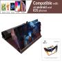 Screen Magnifier for Cell Phone for iPhone Screen Magnifier for Smartphone Universal Magnifier Amplifier Solid Wood Foldable Magnifying Cell Phone Screen Magnifier Stand Retro TV by D&R Toolz