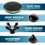 Wahl Deep Tissue Percussion Therapeutic Handheld Massager – Variable Intensity to Relieve Pain in the Back, Sciatica, Neck, Leg, Foot, Shoulders, Muscles, Tendinitis, & Arthritis, Gray Metallic.