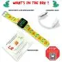 Potty Training Count Down Timer Watch with Lights and Music - Rechargeable, Dinosaur Yellow Band Engaging Pattern, Water Resistant, Potty Training Watch Yellow Potty Training Count Down Timer Watch with Lights and Music - Rechargeable, Dinosaur Yellow Band Engaging Pattern, Water Resistant, Potty Training Watch Yellow
