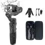 Gimbal Stabilizer for GoPro, 3-Axis Handheld Gimbal Stabilizer for Action Camera, GoPro Hero 7/6/5/4/3 DJI Osmo Action, Sony RX0, Yi Cam 4K, AEE, SJCAM, Splash Proof, Timelapse, hoehm iSteady Pro 2