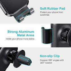 Phone Holder for Car Vent-FLOVEME Car Phone Mount Air Vent Gravity Hands Free Cell Phone Holder for Car Universal Car Phone Clip Holder for iPhone 11 Pro Max XR XS Max X 8 7 6 Plus Samsung Galaxy S10