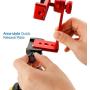 Ulanzi ST-04 Aluminum Phone Tripod Mount Adapter Vertical Video Bracket Cell Phone Clip 360 Degree Smartphone Video Tripod Clamp Compatible for iPhone 11 Xs X Samsung Android Instagram IGTV Livestream