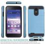 CasemartUSA Phone Case for [LG Rebel 4 LTE (L212VL, L211BL)], [Protech Series][Baby Blue] Shockproof Cover Impact Resistant for Rebel 4 LTE (Tracfone, Simple Mobile, Straight Talk, Total Wireless)