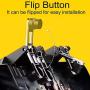 KimTok PUBG Trigger Controller 6 Fingers Mobile Game Joystick Grip L2R2 Button,Shooting Aim Keys for All Android iOS Phone (Black)