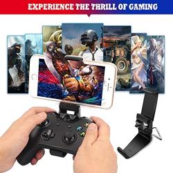 XBERSTAR Smart Phones Mount Bracket Hand Grip Stand Collapsible Foldable Clip Holder for Xbox ONE S Slim Ones Gamepad Controller