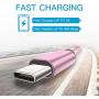 USB C Cable, MARGE PLUS Type C Charging Cable 3 Pack (6Ft) Braided Fast Charging Cord Compatible with Samsung Galaxy A20 A50 A51 A71 A10 A10e S10 S20 Plus Note10, LG Stylo 5 4,and Other USB C Device
