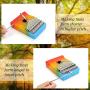 IAMGlobal Kalimba Thumb Piano 17 Keys with Mahogany Wooden with Bag, Hammer and Music Book, Perfect for Music Lover, Beginners, Children(Rainbow)