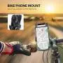 Zeadio Bike Phone Mount Holder, Universal Bicycle Motorcycle Cell Phone Handlebar Mount Holder for iPhone 11 Pro XR X XS 8 7 6 Plus, Huawei, Samsung S5 S6 S7 S8 S9 S10 and More Zeadio Bike Phone Mount Holder, Universal Bicycle Motorcycle Cell Phone Handlebar Mount Holder for iPhone 11 Pro XR X XS 8 7 6 Plus, Huawei, Samsung S5 S6 S7 S8 S9 S10 and More