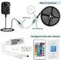 Nexlux LED Strip Lights, WiFi Wireless Smart Phone Controlled 16.4ft Waterproof Light Strip LED Kit 5050 LED Lights,Working with Android and iOS System,Alexa, Google Assistant Nexlux LED Strip Lights, WiFi Wireless Smart Phone Controlled 16.4ft Waterproof Light Strip LED Kit 5050 LED Lights,Working with Android and iOS System,Alexa, Google Assistant