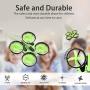 Mini Quadcopter Drone, EACHINE E010 2.4GHz 6-Axis Gyro Remote Control Best Nano Quadcopter Drone Boys Girls - Headless Mode, 3D Flip, One Key Return (Green)