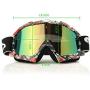 CAMTOA Ski Goggles, Motorcycle Bike Snowmobile Outdoor Goggles Protective Eyewear with Scratch Resistant Lens Safety Protective