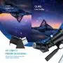 AOMEKIE Telescope for Adults Kids Astronomy Beginners 70mm Refractor Telescopes with Adjustable Tripod 10X Phone Adapter 3X Barlow and Backpack AOMEKIE Telescope for Adults Kids Astronomy Beginners 70mm Refractor Telescopes with Adjustable Tripod 10X Phone Adapter 3X Barlow and Backpack