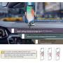 ZeeHoo Wireless Car Charger Mount with USB-C, 10W 7.5W Auto-Clamp Fast Wireless Charger Air Vent Phone Holder Compatible iPhone 11,11 Pro,11 Pro Max,XS Max,XS,XR,X, Galaxy S10 S9 S8,Note 10 Note 9