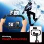 Zeadio Camera Smartphone Stabilizer, Foldable Handle Grip Handheld Video Rig with Carrying Case, Compatibility with All GoPro, Camera, Camcorder, DSLR, Cell Phone, iPhone, Huawei, Samsung etc