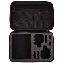 AmazonBasics Large Carrying Case for GoPro And Accessories - 13 x 9 x 2.5 Inches, Black