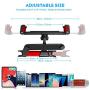 Tablet Holder for Car Mount, DM Car Headrest Holder for Tablet Headrest Car Tablet Holder Compatible with iPad/Samsung Galaxy Tabs/Amazon Kindle Fire HD/Microsoft Surface/4.7-12.9" Cell Phones (Red)