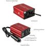 Foval 150W Car Power Inverter 12V DC to 110V AC Converter with 3.1A Dual USB Car Charger