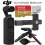 DJI Osmo Pocket Gimbal with Essential Phone Holder Accessory Bundle – Includes: SanDisk Extreme 32GB microSDHC Memory Card + Phone Holder Bracket + Pistol Grip/Tabletop Tripod + Dust Blower + More DJI Osmo Pocket Gimbal with Essential Phone Holder Accessory Bundle – Includes: SanDisk Extreme 32GB microSDHC Memory Card + Phone Holder Bracket + Pistol Grip/Tabletop Tripod + Dust Blower + More