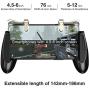 BEESCLOVER Gamepad for Knives Out Mobile Phone Game Controller L1R1 Shooter Trigger Fire Button 3 in 1 for iOS Android Black