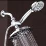AquaDance 7" Premium High Pressure 3-Way Rainfall Combo for The Best of Both Worlds-Enjoy Luxurious Rain Showerhead and 6-Setting Hand Held Shower Separately or Together - Chrome Finish - 3328