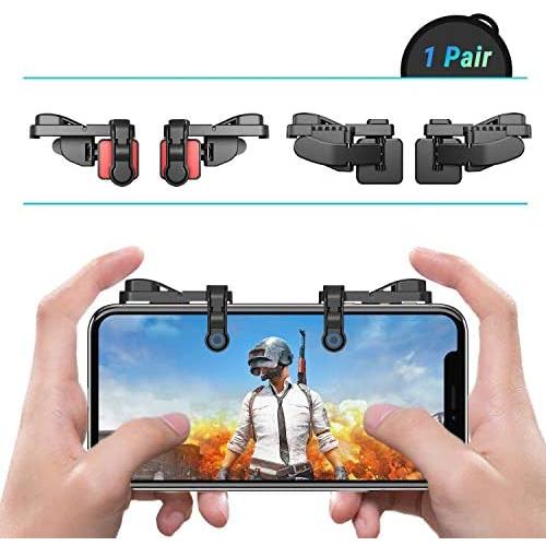 [ELITE Edition]Leuna Mobile Game Controller L1R1 Game Triggers Fire and Aim Buttons for PUBG for Fortnite for iPhone SE 6 7 8 X Xs XR/Samsung Note 8 9 S7 S8 S9 C8 C9 A8s A9s