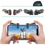 [ELITE Edition]Leuna Mobile Game Controller L1R1 Game Triggers Fire and Aim Buttons for PUBG for Fortnite for iPhone SE 6 7 8 X Xs XR/Samsung Note 8 9 S7 S8 S9 C8 C9 A8s A9s