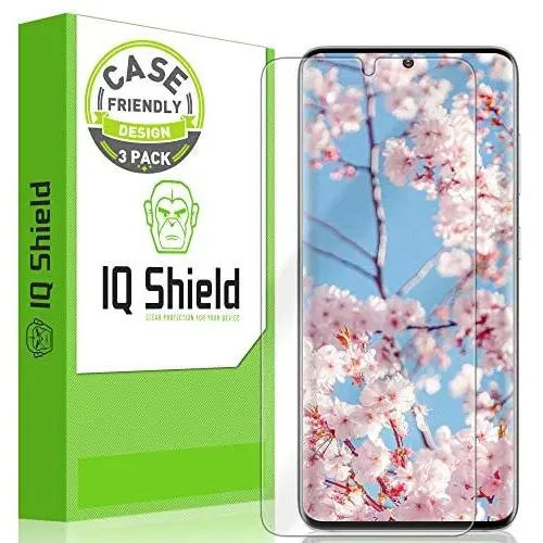 IQ Shield Screen Protector Compatible with Samsung Galaxy S20 (6.2 inch)(3-Pack)(Case Friendly) Anti-Bubble Clear Film IQ Shield Screen Protector Compatible with Samsung Galaxy S20 (6.2 inch)(3-Pack)(Case Friendly) Anti-Bubble Clear Film
