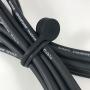TwistieMag Strong Magnetic Twist Ties - The Total Eclipse Collection - Jet Black 6 Pack - Super Powerful Unique Solution For Cable Management, Hanging & Holding Stuff, Fidgeting, Or Just For Fun!