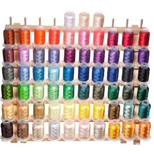 63 Brother Colors Embroidery Machine Thread