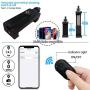 Phone Tripod, 51’’ Extendable Lightweight Aluminum Phone Tripod Stand with Cell Phone Mount Holder & Bluetooth Remote, Tripod for iPhone/Android/Smartphone & Camera (Black)